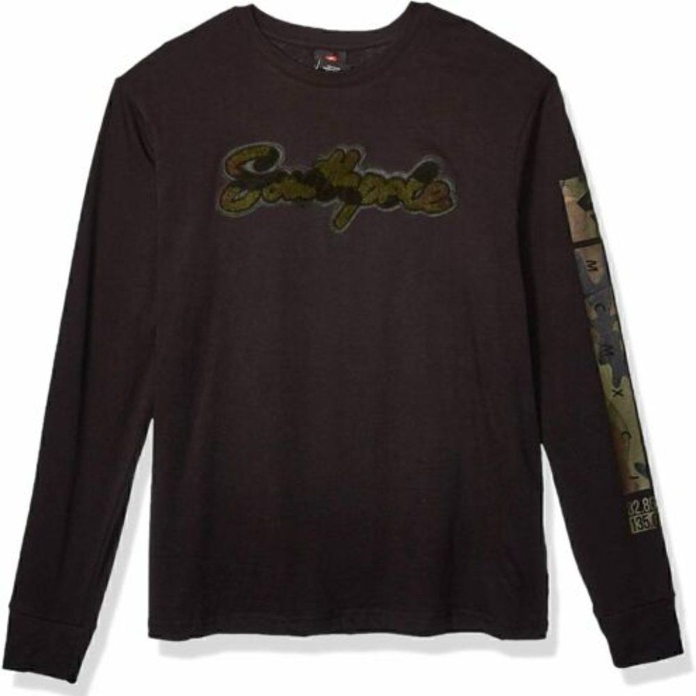 Southpole Black Green Crewneck Sweatshirt NWT